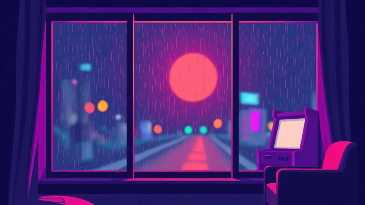 رسم توضيحي يعبّر عن أماكن ترفيهية مغلقة في عمان
